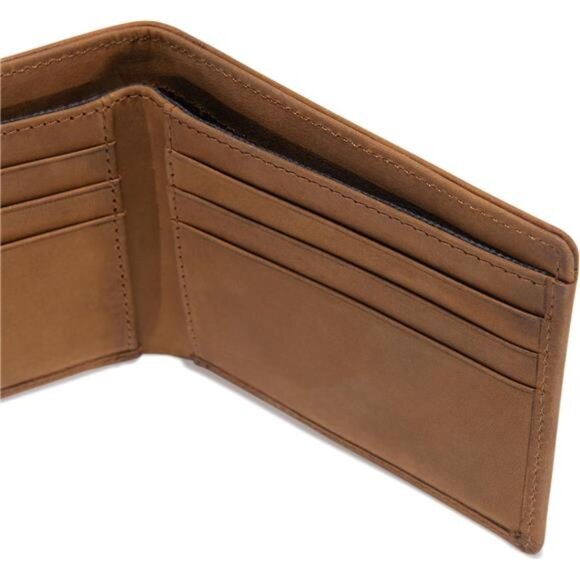 Men's Casual Saddle Leather Wallets, Available in Multiple Styles and Colors - Picture 6 of 8